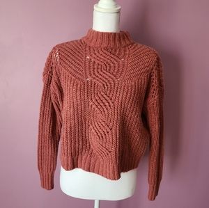 American Eagle Outfitters Short Crochet Sweater